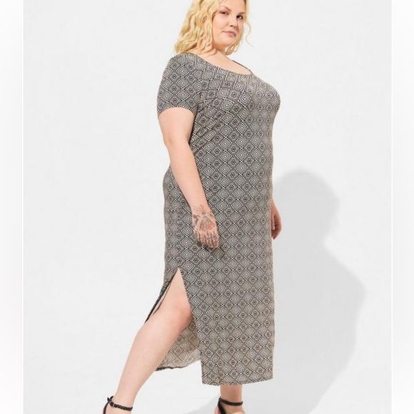 NWT Torrid maxi slit dress size 1x - Picture 2 of 11